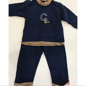 Confetti boys navy blue sweatsuit set